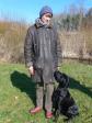 Lisbeth og <a href="/ajaxhund.php?hund=Ravensbank%20Jaffa" data-toggle="modal" data-target="#myModal" data-remote="false" >Ravensbank Jaffa (Molly)</a> 1 års fødselsdag. <span id="copyright">&copy;Ravensbank Labrador Retrievers</span>