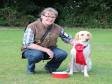 Ms. Anne Winkel, and her lovely <a href="/ajaxhund.php?hund=Ravensbank%20FT" data-toggle="modal" data-target="#myModal" data-remote="false" >DKRLCH Ravensbank FT (Pink)</a> after victory at Rally Obedience Test in Excellence Class. Another first is in the book with impressive 96 points. <span id="copyright">&copy;Ravensbank Labrador Retrievers</span>